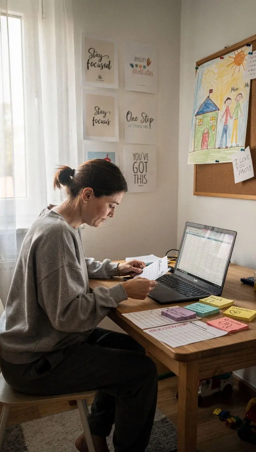 Csekklista a havi kiadások nyomon követésére és tervezésére.