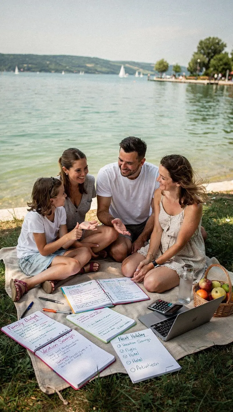 Kép egy családi szórakozásról, amely tükrözi a pénzügyi tervezés előnyeit.