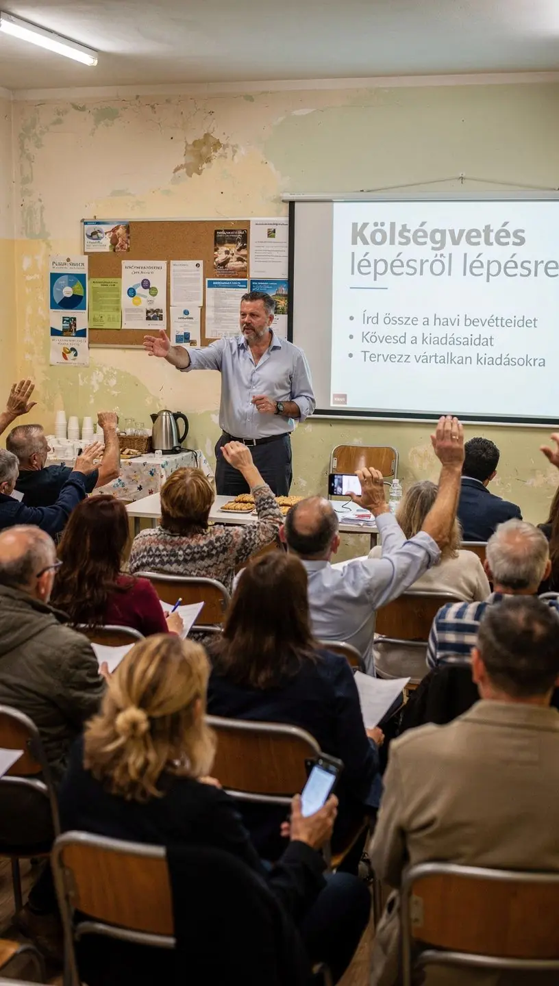 Családi költségvetés tervezése színes grafikonokkal és táblázatokkal.