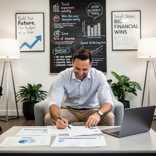 Családi költségvetés kezelésének egyszerűsített folyamata.